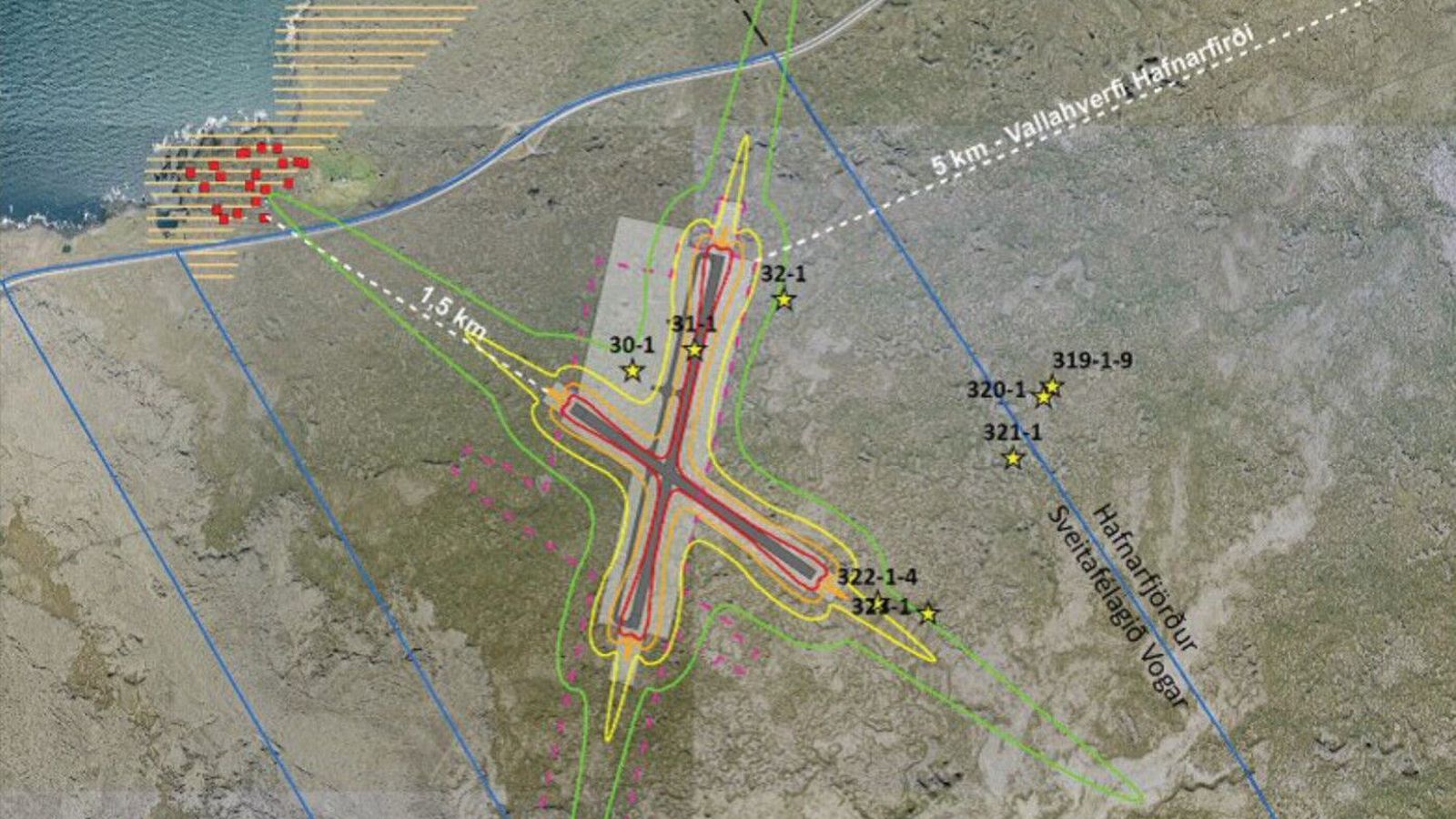 Flugvallarstæði Hvassahrauns á mesta á­hættu­svæði hraunflæðis - Vísir