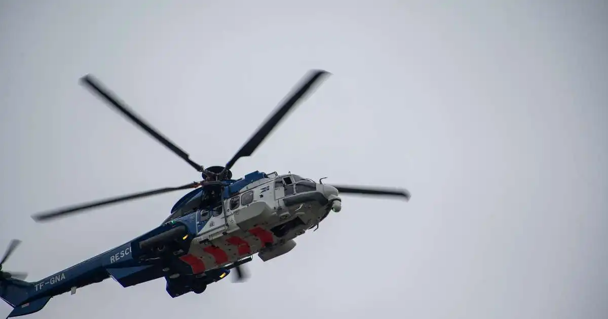 Fluttur á sjúkrahús með þyrlu eftir vinnuslys