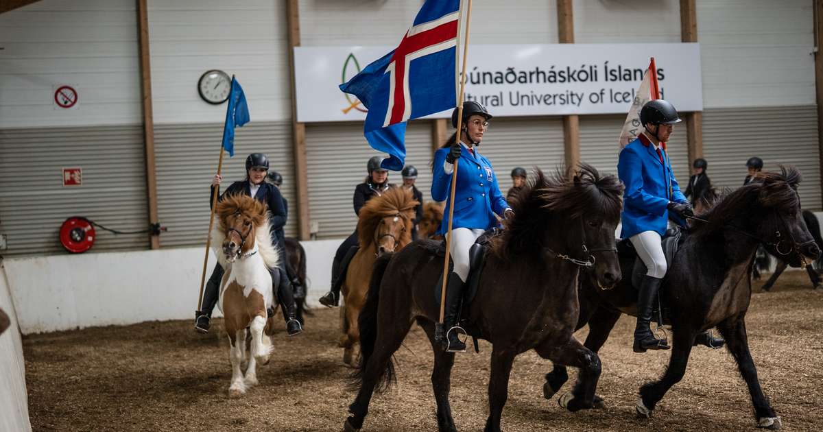 Fögnuðu sumri með reiðsýningu