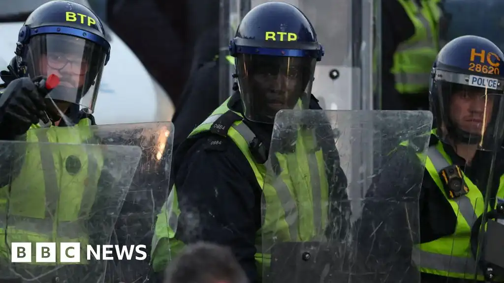 Four more men admit violent disorder after Southampton Nowak protest