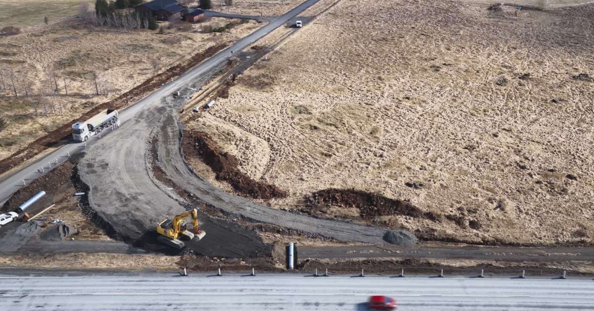 Framkvæmdir á vegum vegna vindmylluflutninga