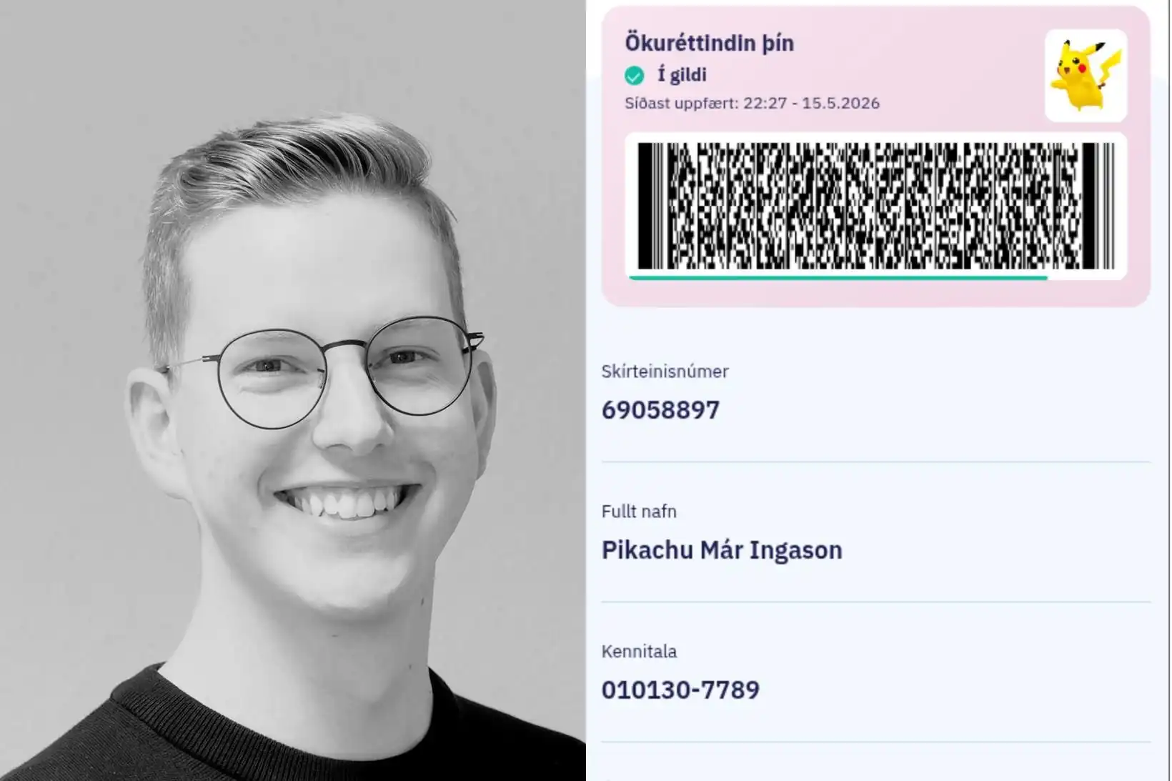 Framvísaði fölsku skilríki í kosningunum án athugasemda - MBL.IS