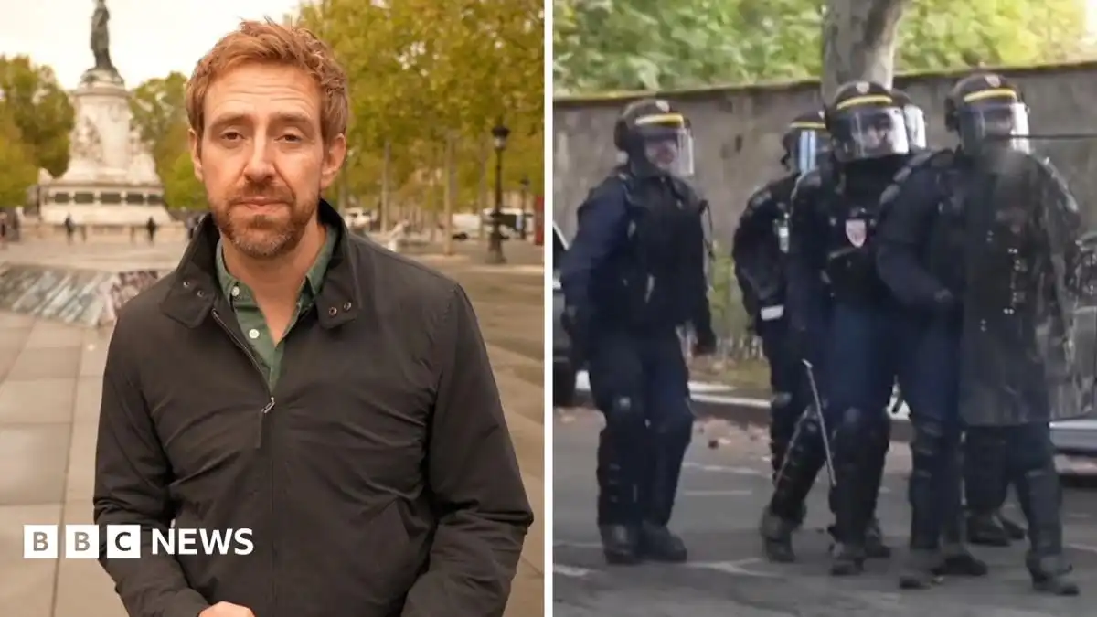 France protests: Use of stun grenades suspended
