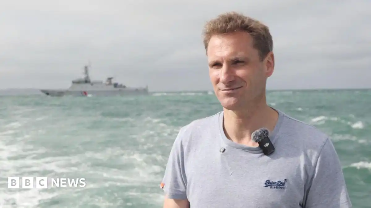 French patrol boat heard firing shots during BBC interview in Channel, MP says