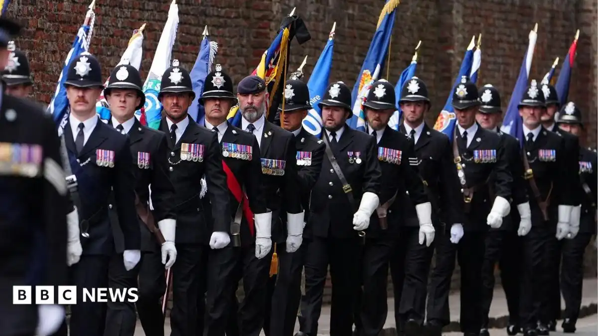 Funeral for PC Clough killed in Middlesbrough A66 crash