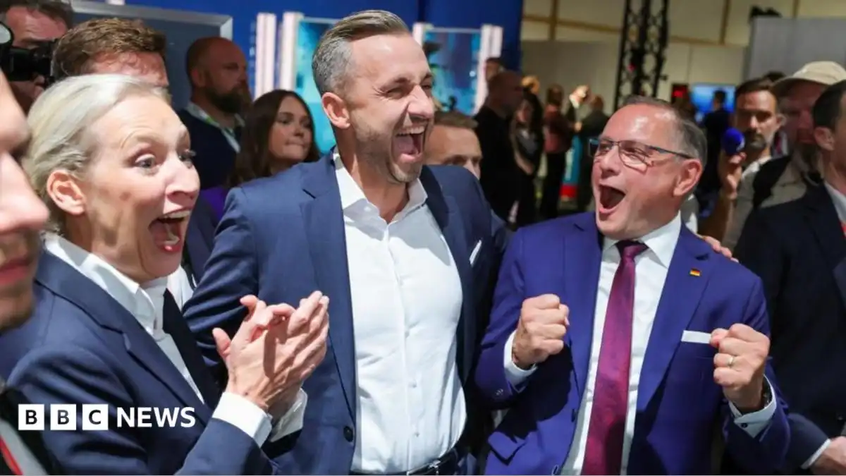 German far-right set for big win in eastern state of Saxony-Anhalt - projections