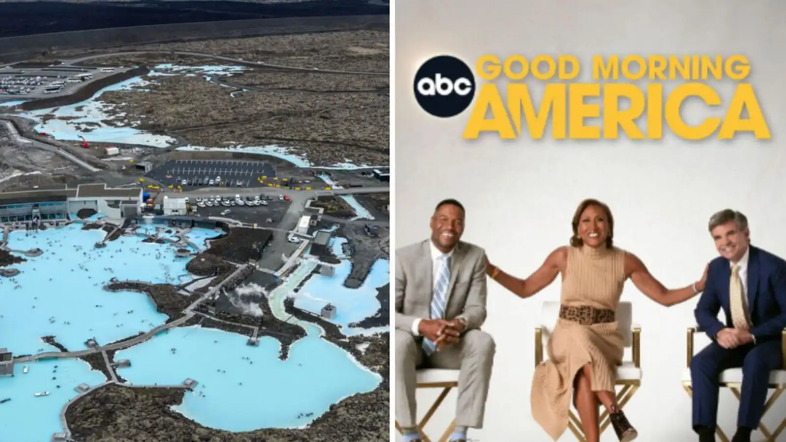 Good Morning America í beinni frá Bláa lóninu á al­myrkva - Vísir