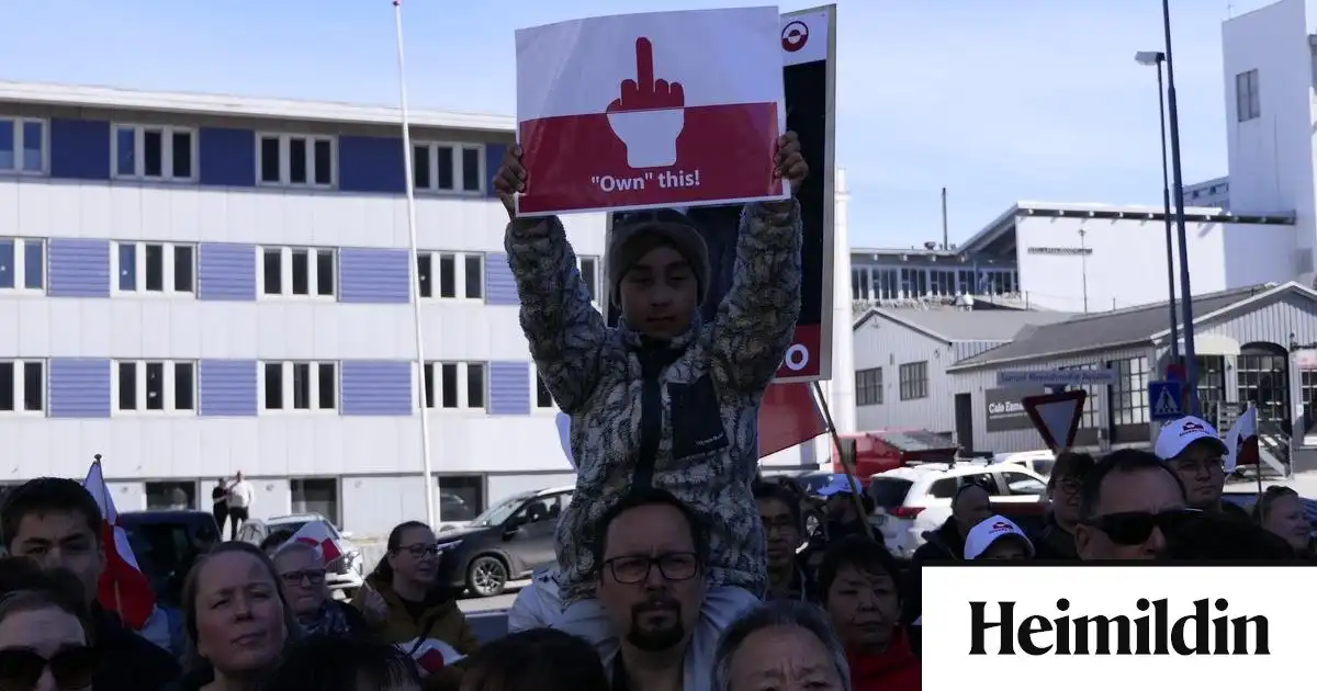 Grænlendingar mótmæltu olíuleit Bandaríkjamanna
