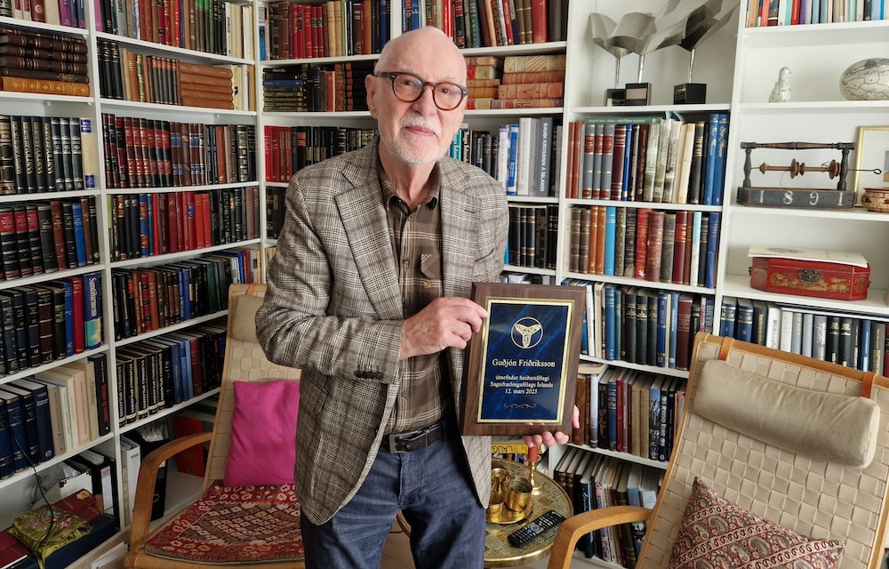 Guðjón Friðriksson útnefndur heiðursborgari Reykjavíkur