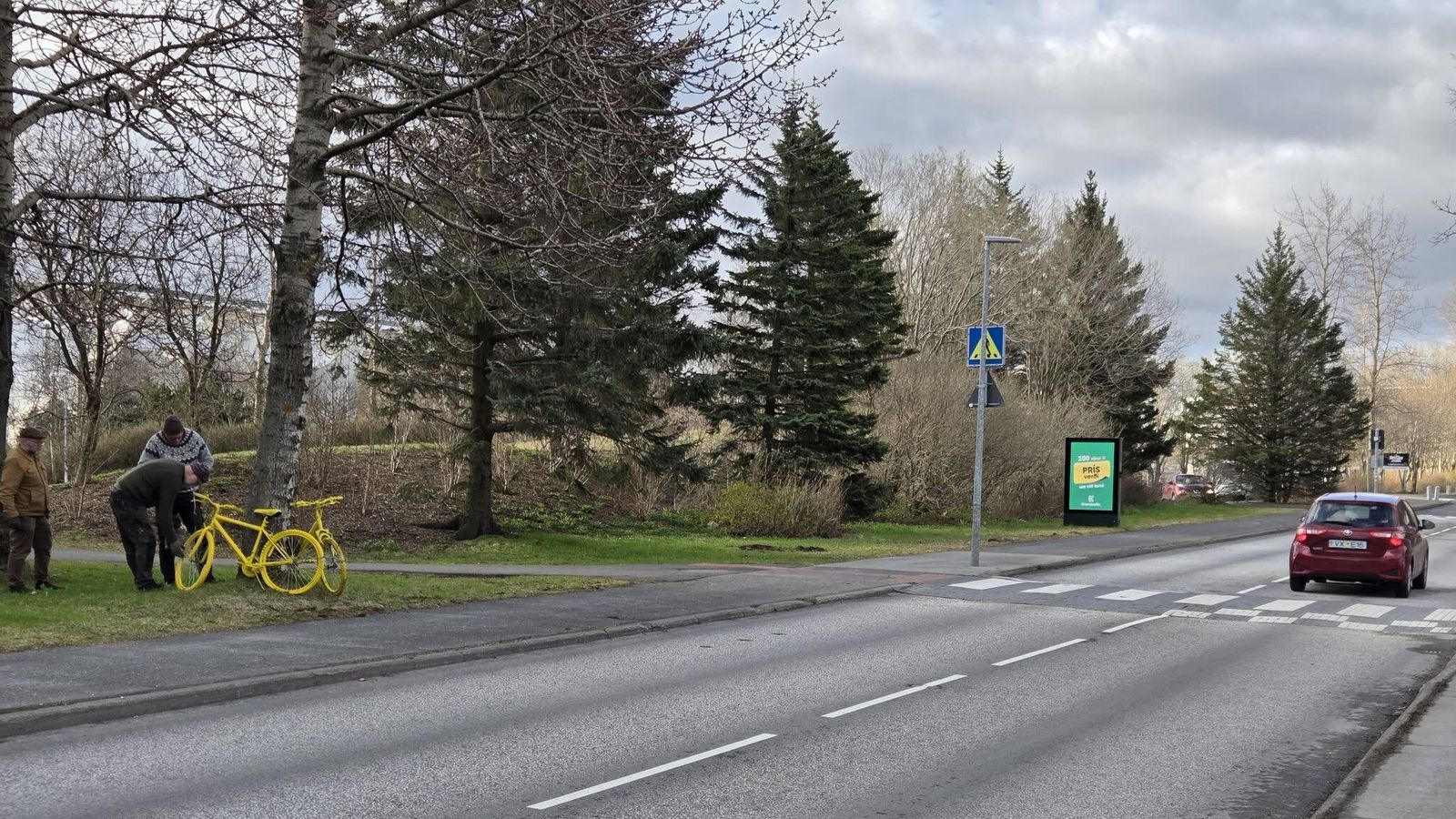 Gulu hjólin þar sem slysin og ó­höppin hafa orðið - Vísir