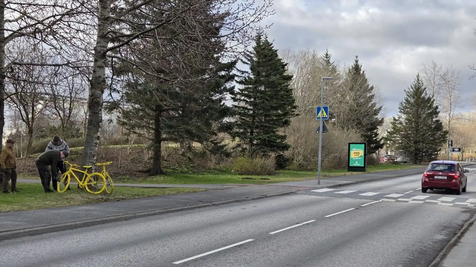 Gulu hjólin þar sem slysin og ó­höppin hafa orðið - Vísir