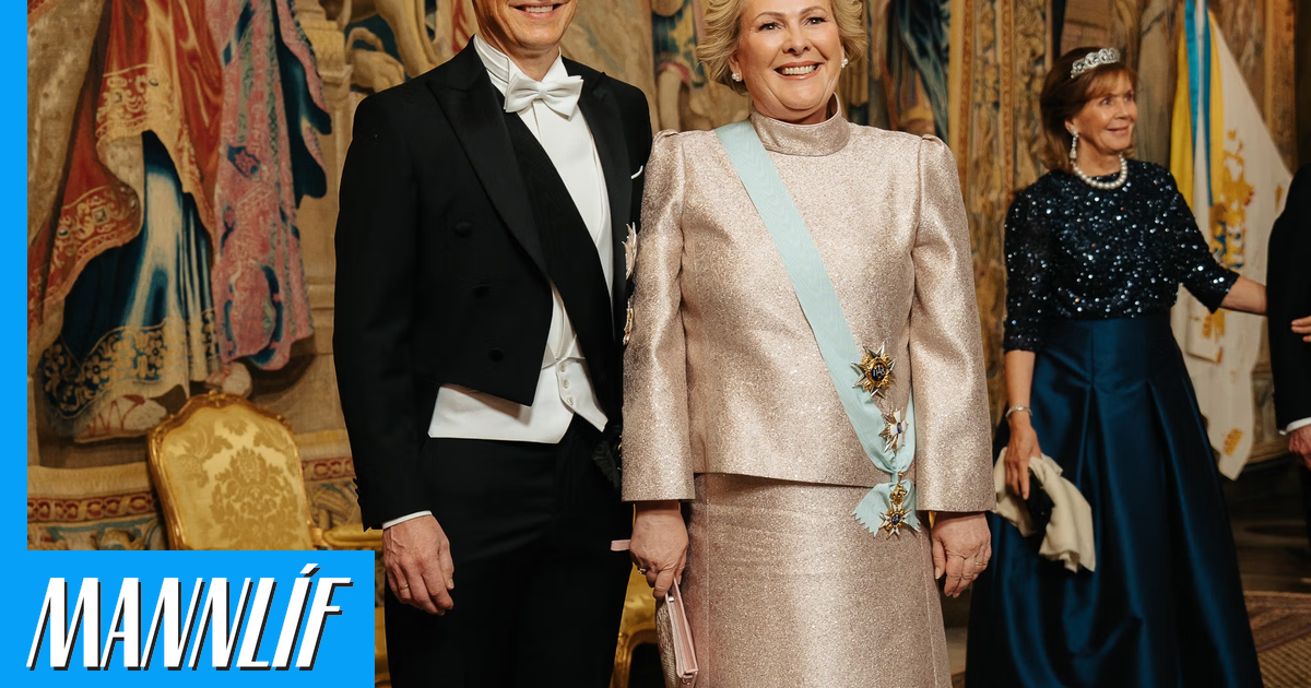 Halla stórglæsileg í afmælisveislu