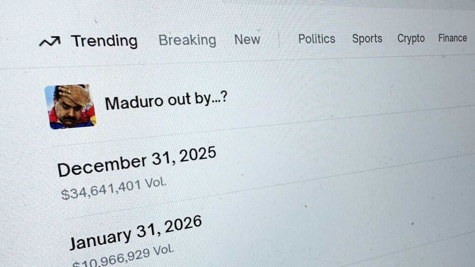Hand­taka her­mann sem veðjaði á að Maduro yrði tekinn - Vísir