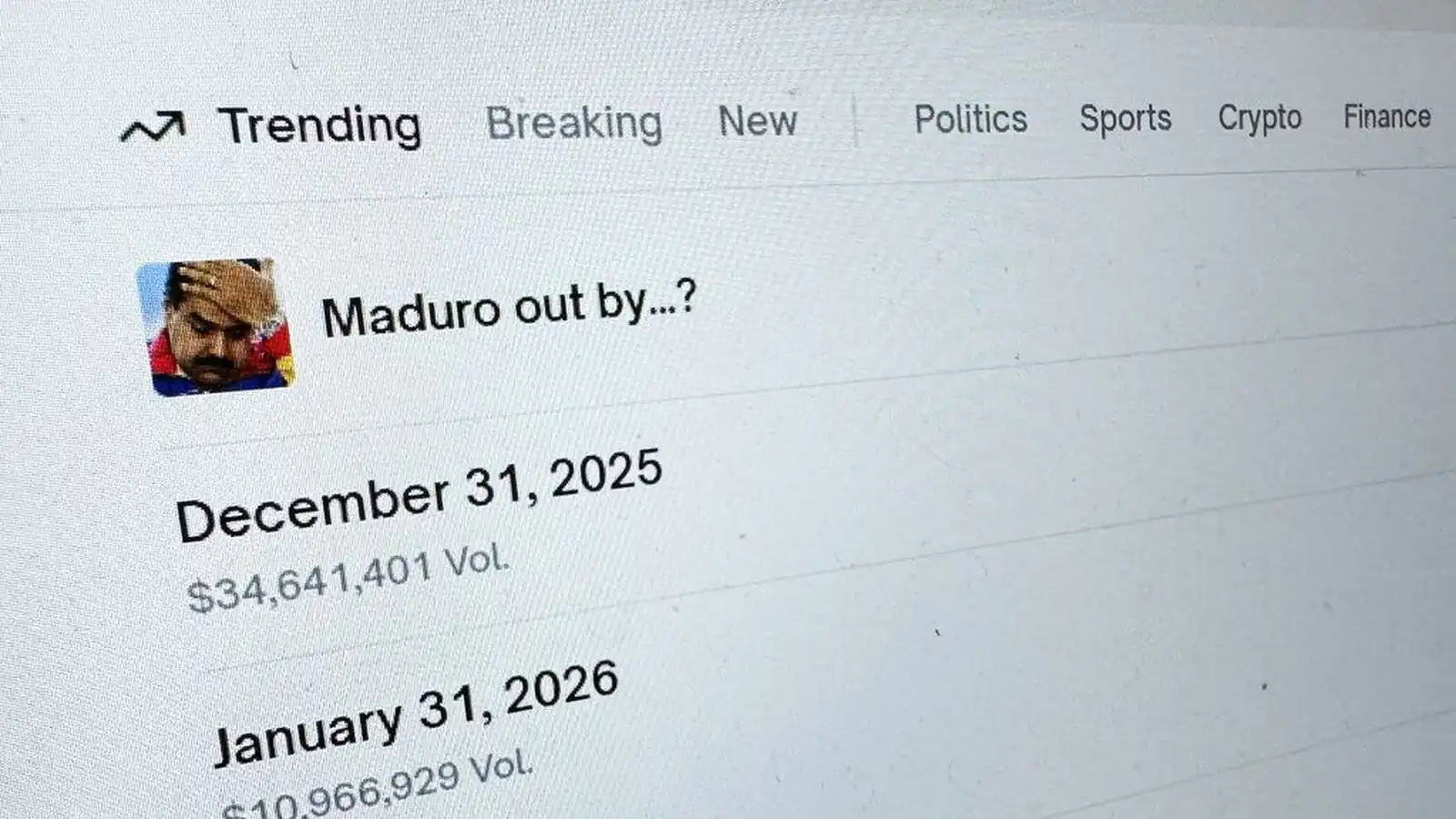 Hand­taka her­mann sem veðjaði á að Maduro yrði tekinn - Vísir