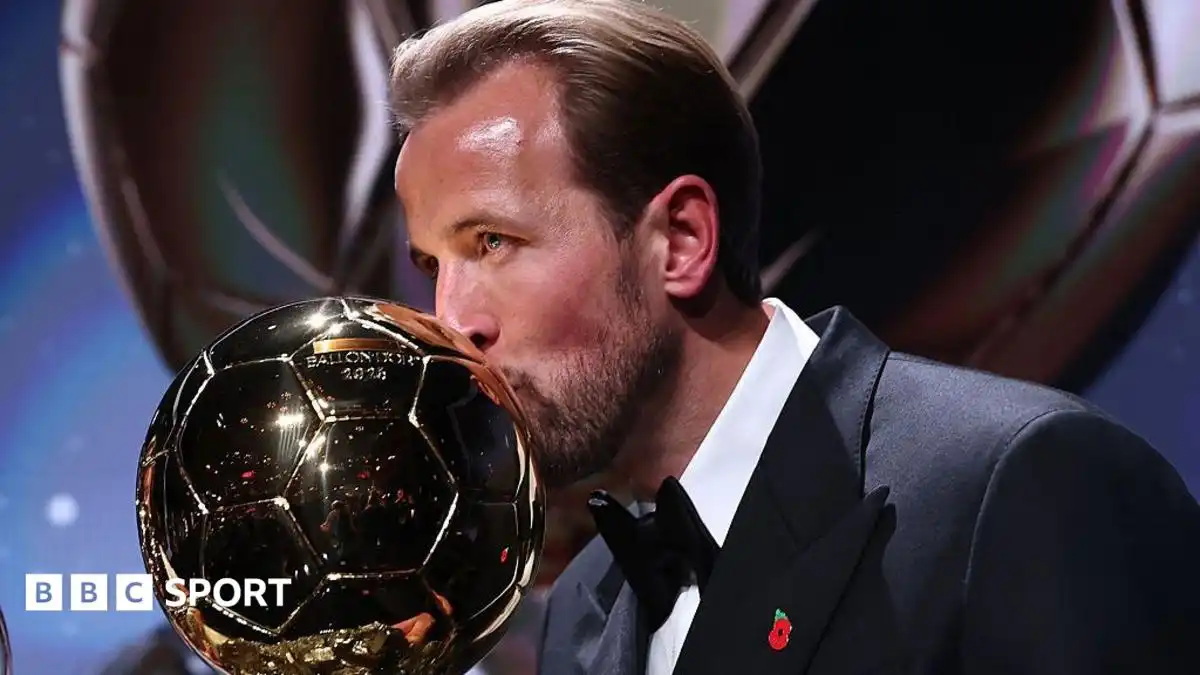 Harry Kane: Bayern Munich and England striker wins Ballon d'Or after record season