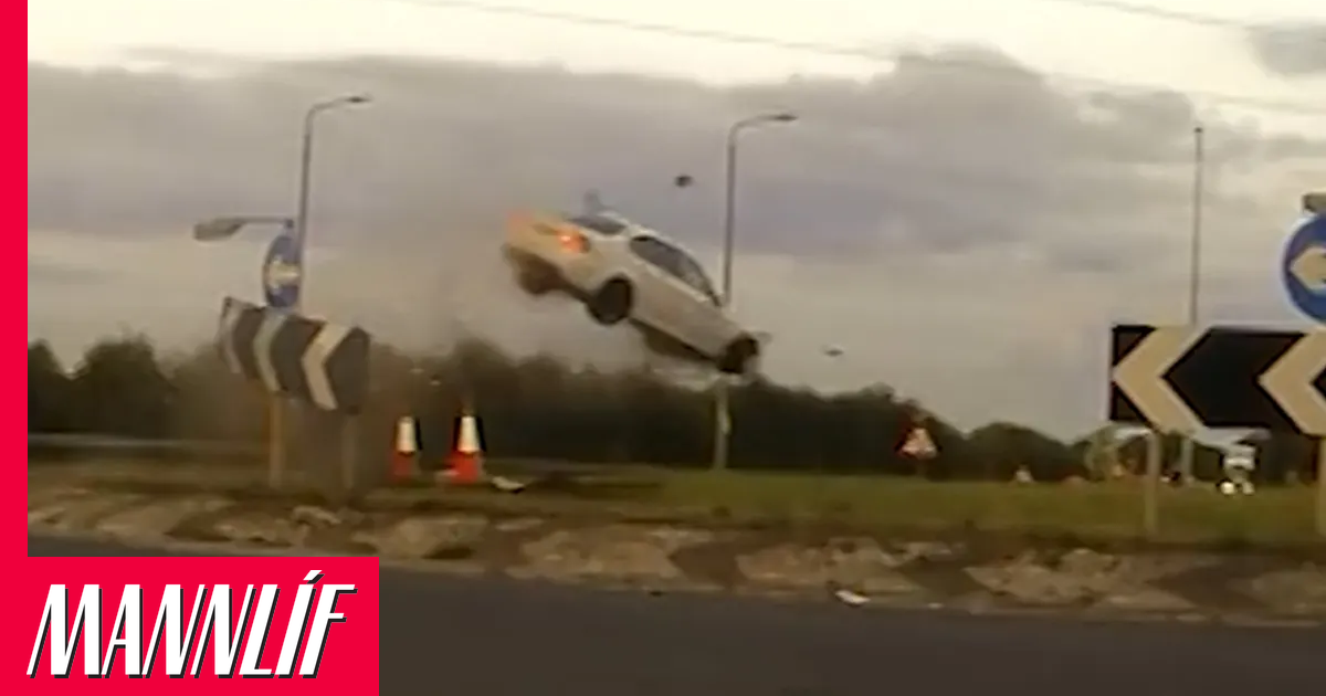 Heimskulegur flótti ökumanns endaði illa