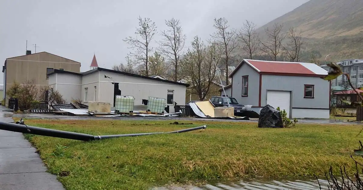 „Heppni að enginn skyldi kubbast hérna í sundur hreinlega“