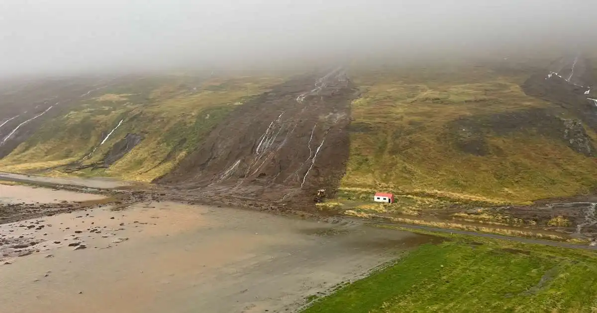 Heyja í fyrsta sinn síðan í aurskriðunum