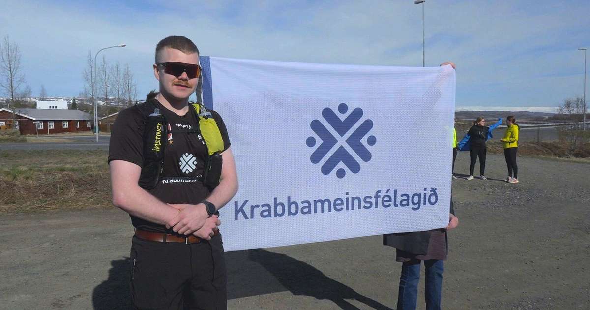Hljóp sjötíu kílómetra fyrir Krabbameinsfélag Austurlands