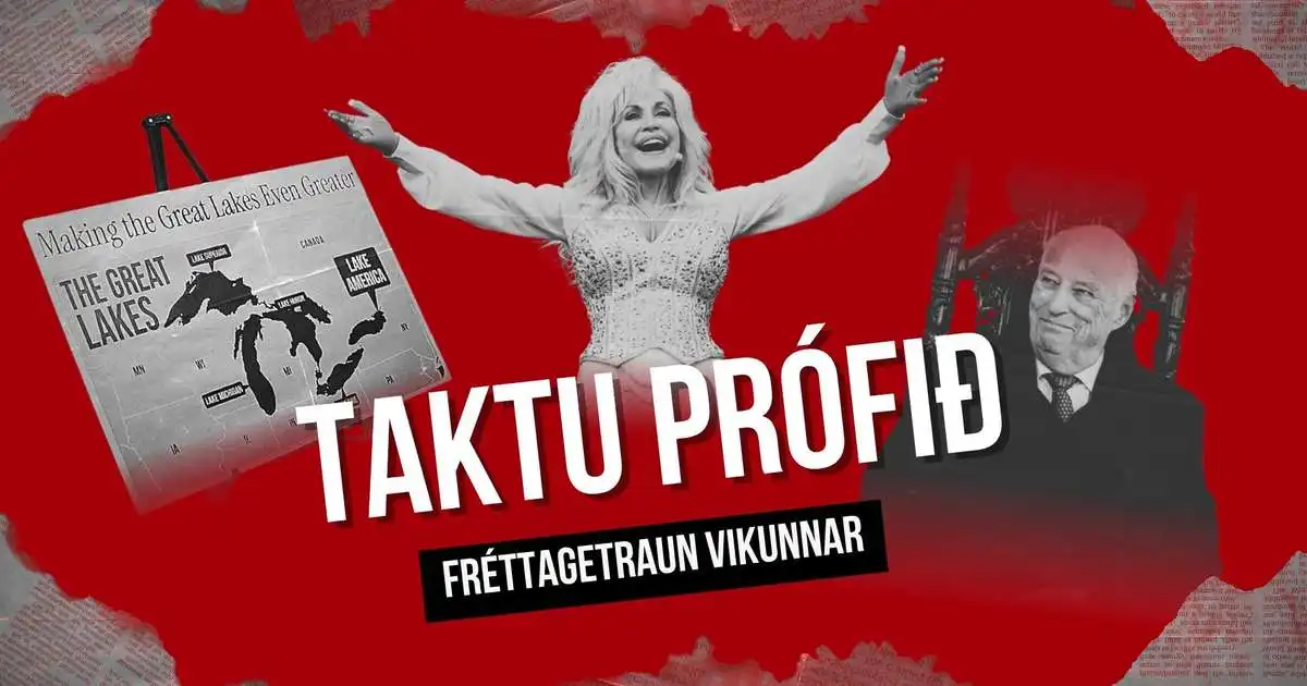 Hversu vel fylgdist þú með fréttum í vikunni? - RÚV.is