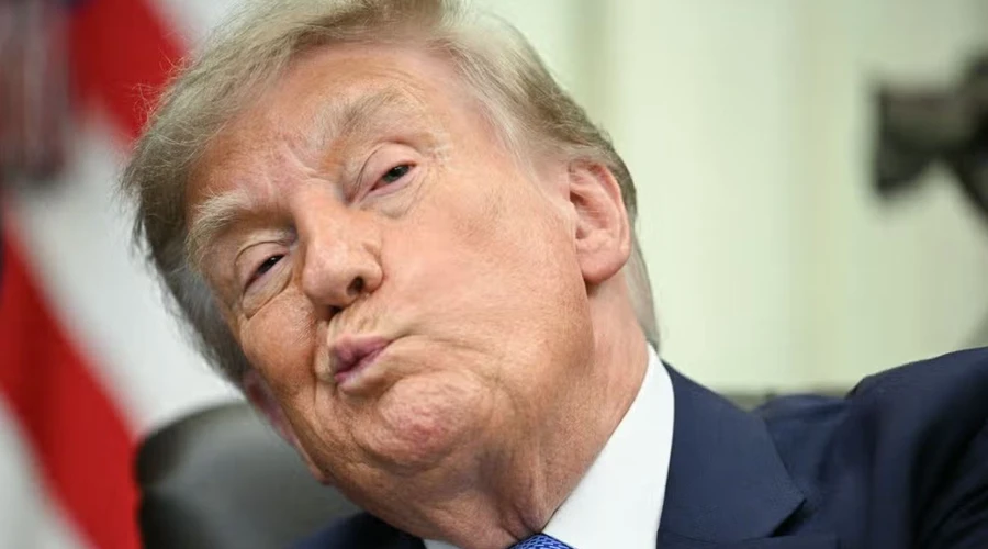 Hvítan í augum Trump sögð vísbending um mikla lyfjanotkun – „Þetta eru merki um heilabilun“