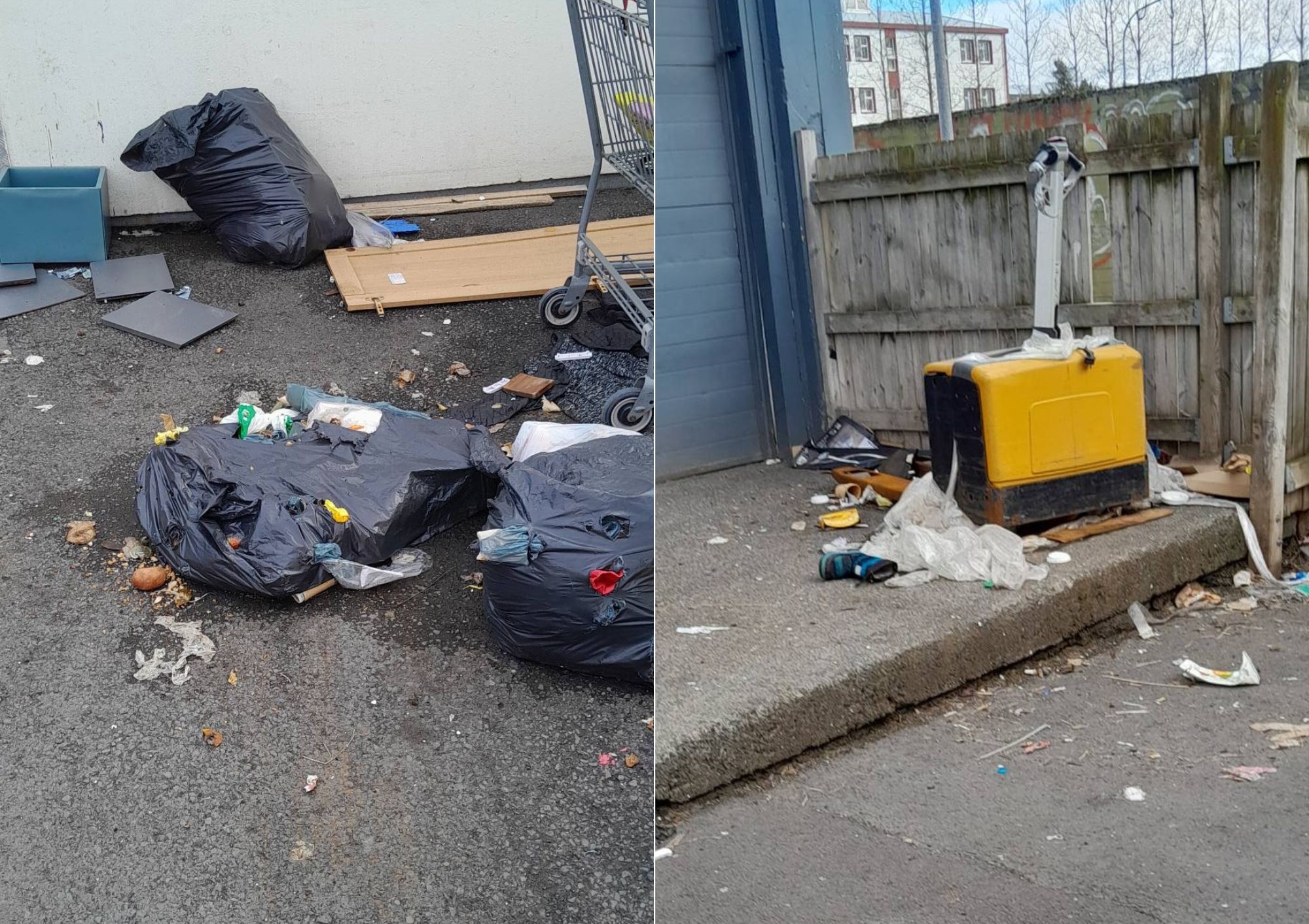 Íbúar langþreyttir á gríðarlegum sóðaskap á lóð í Iðufelli - DV