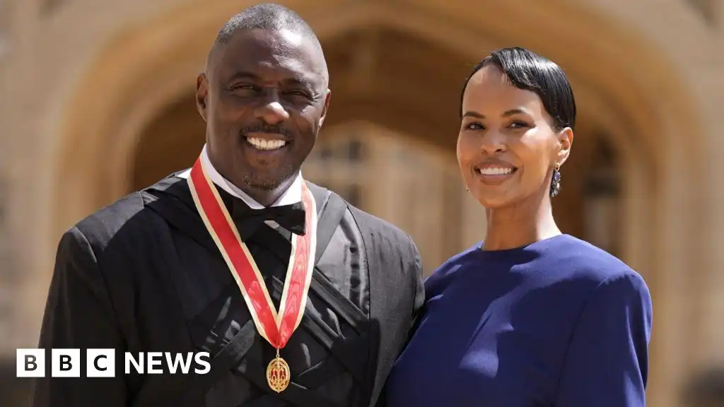 Idris Elba, Torvill and Dean and Meera Syal receive honours at Windsor Castle