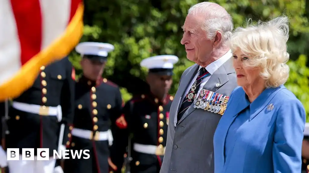 In pictures: King Charles and Queen Camilla begin US state visit