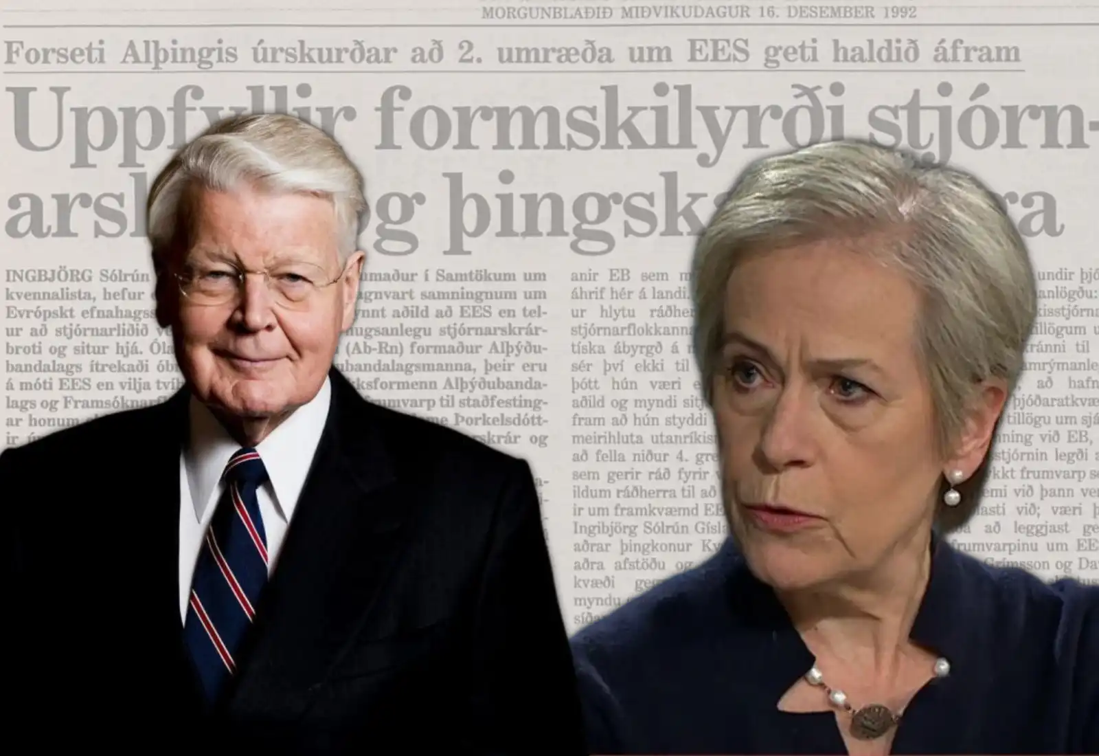 Ingibjörg Sólrún rifjar upp ummæli Ólafs Ragnars: „Hann hafði rangt fyrir sér þá og er einhver ástæða til að ætla annað núna?”