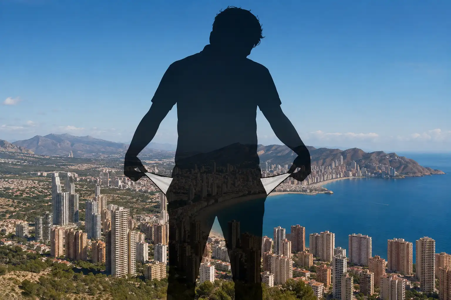 Íslenskur karlmaður gerði vel við sig á Benidorm - Lögreglan bauð honum „sérstakan pakka með gistingu innifalinni“