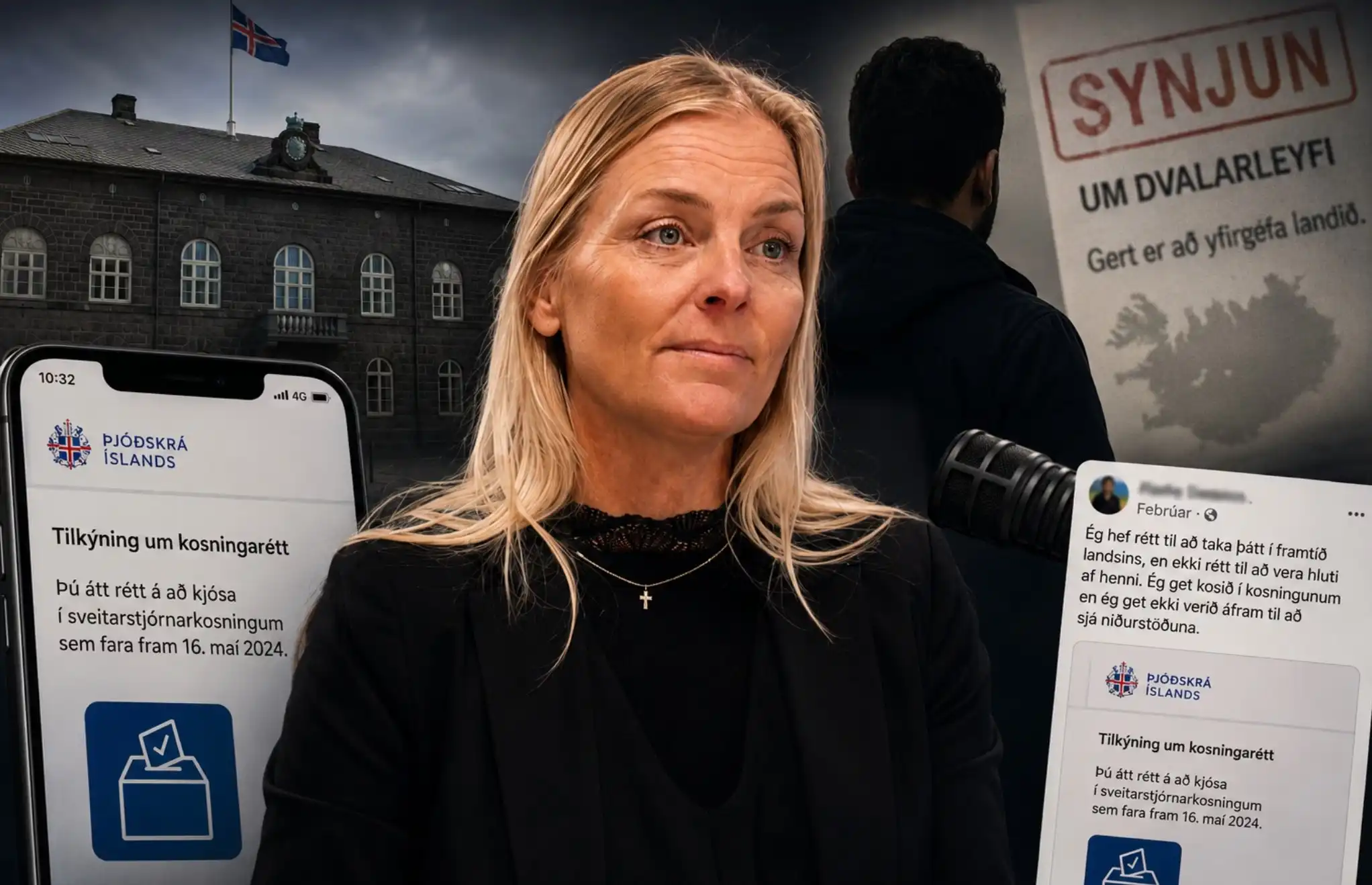 Ítrekað vísað úr landi en fékk samt tilkynningu um kosningarétt í íslensku sveitarstjórnarkosningunum