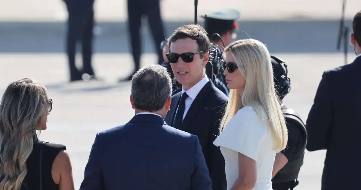 Ivanka Trump og Jared Kushner á ferð um Ísland