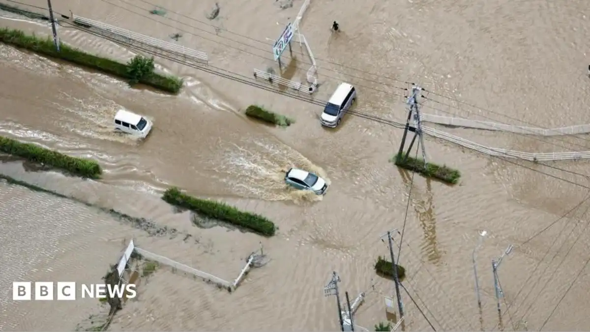 Japan: Record rain in Chiba kills six people as thousands stranded at Narita Airport