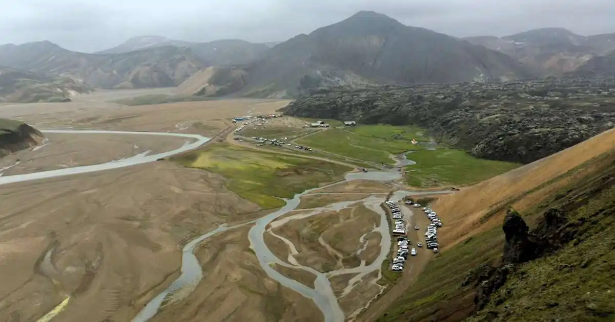 Jarðskjálfti við Landmannalaugar