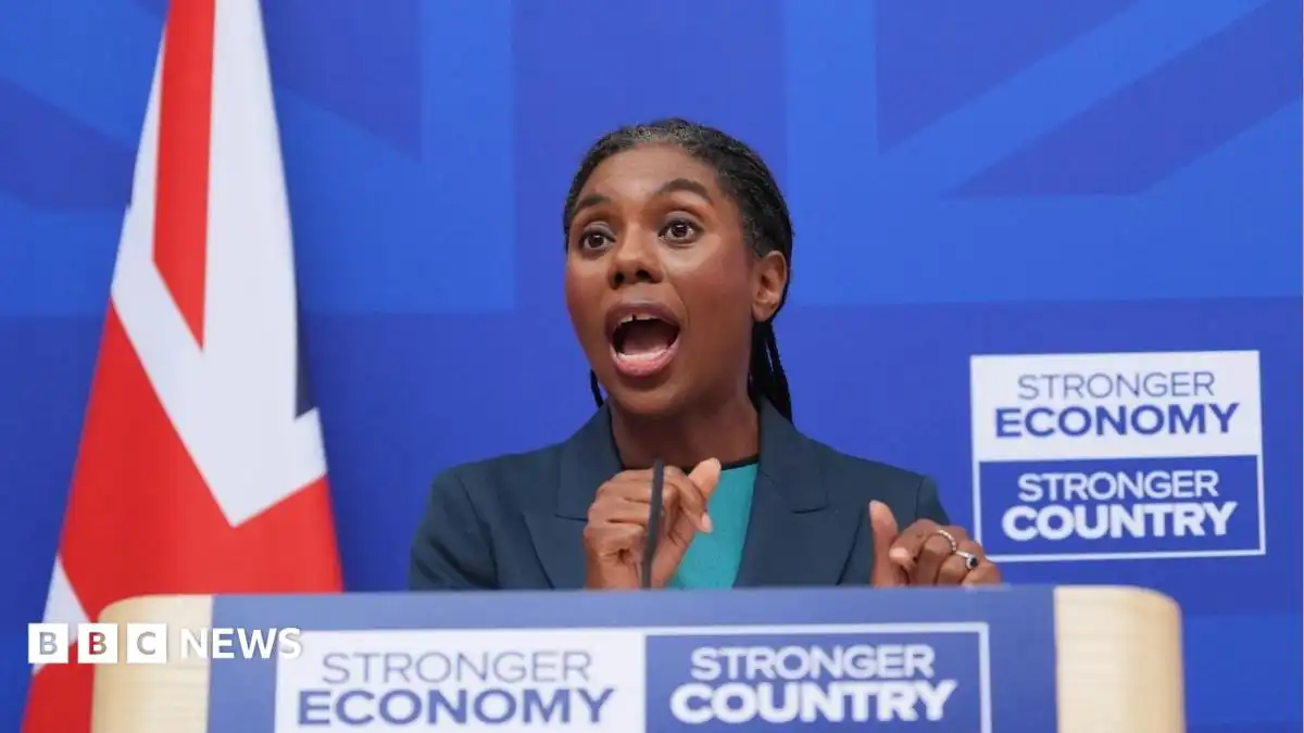 Kemi Badenoch accuses Andy Burnham of kicking defence spending into the long grass