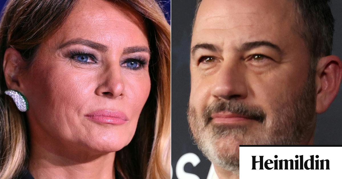 Kimmel svarar fyrir sig eftir aflýsingartilraun Melaniu og Trumps