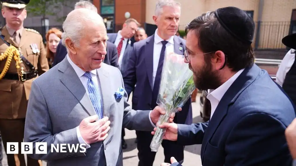 King Charles III visits victims of Golders Green stabbing