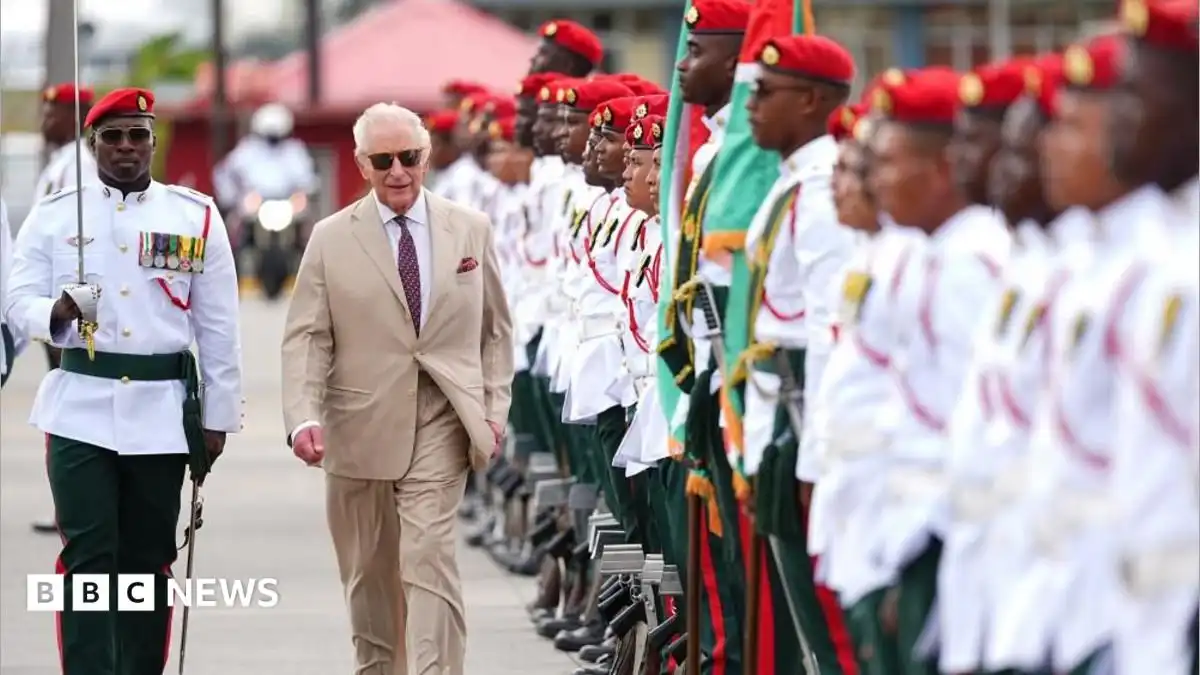 King Charles in Guyana as Bahamas visit declared 'diplomatic success'