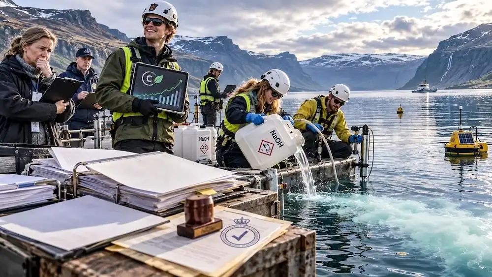 Kolefniskrakkarnir aftur komnir á kreik í Hvalfirði