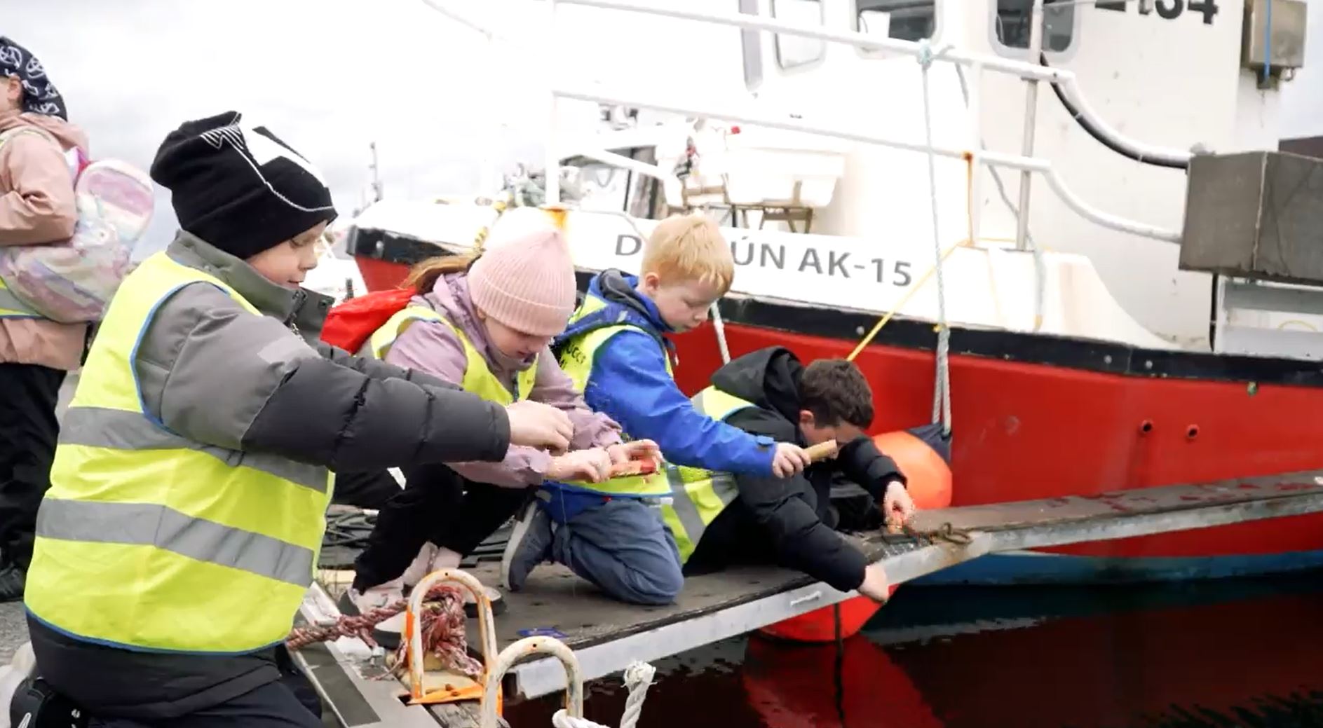 „Krakkarnir sýndu veiðimennskunni mikinn áhuga“ - DV