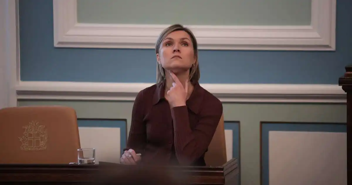 Kristrún segist ekki hafa þrýst á Guðmund Inga að segja af sér