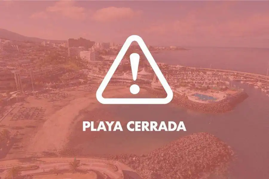 La Pinta beach in Costa Adeje is closed to the public once again