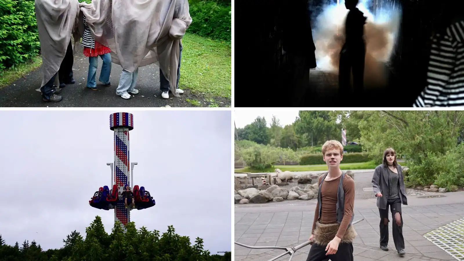 Leiða á­horf­endur gegnum garðinn eftir lokun - Vísir