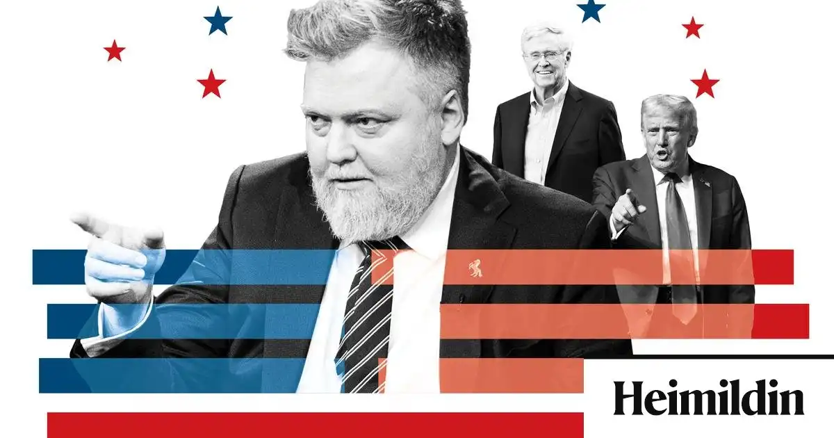 Leynifundur Sigmundar Davíðs með Repúblikönum