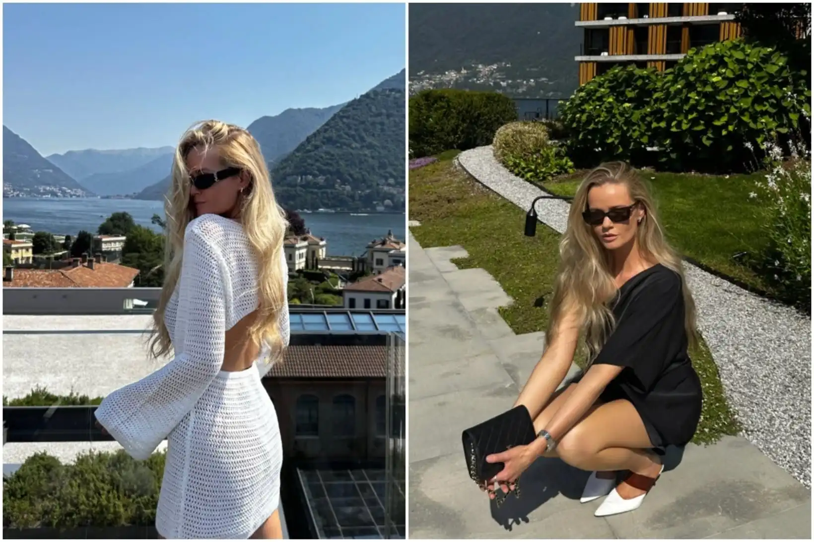 Lína Birgitta spókar sig um við Como-vatn - MBL.IS