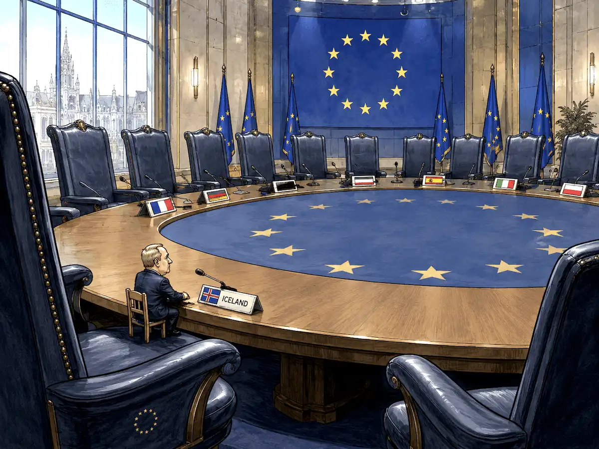 Lítil þjóð með örsmátt sæti við borðið í Brussel
