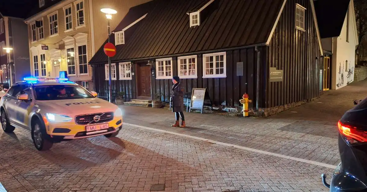 Maður handtekinn fyrir að beita slökkvitæki sem vopni