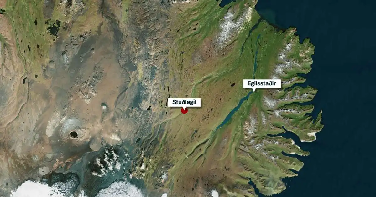 Maðurinn sem féll í Stuðlagil fannst látinn