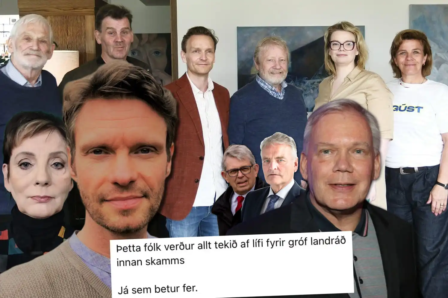 Magnús Árni afhjúpar líflátshótun – Hannes Hólmsteinn: „Þú ert eins og prinsessan á bauninni“ - DV