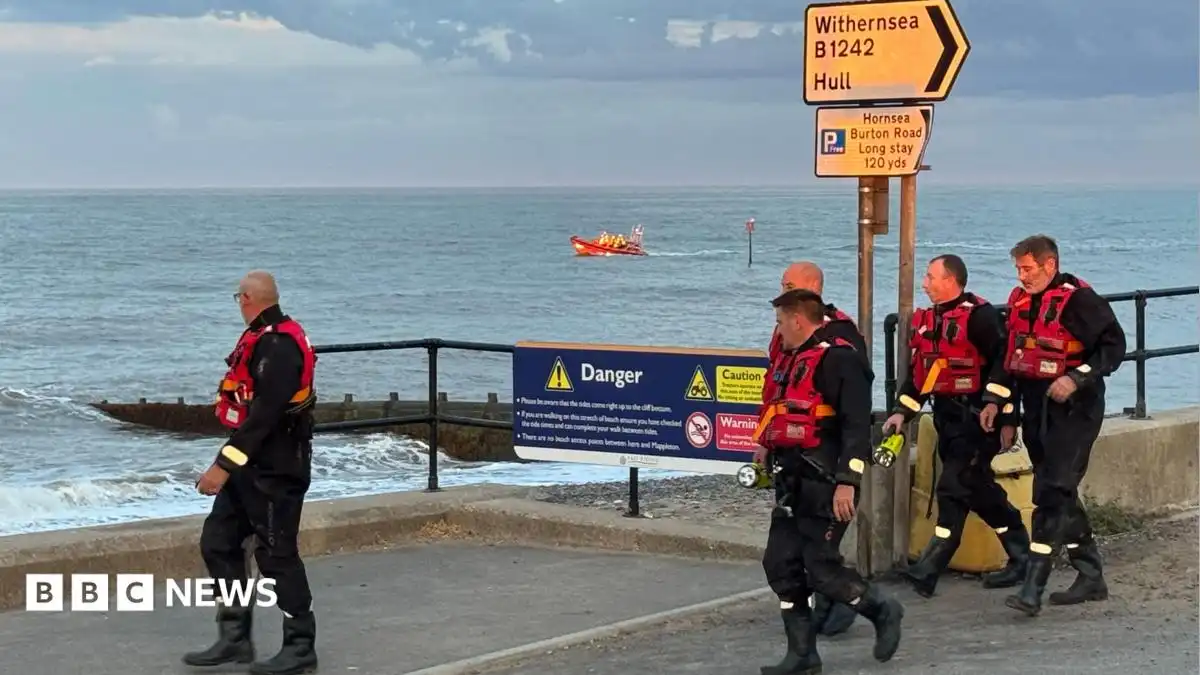 Major search under way for boy missing at sea off Hornsea